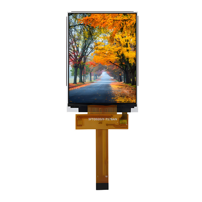 3.2 นิ้ว SPI TFT LCD Display 240*320 พิกเซล ZIF FPC 18 Pin ST7789V/ILI9341 ไดรเวอร์ IC