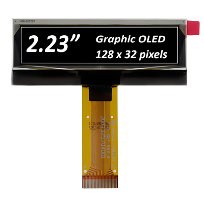 2.23 นิ้ว โมดูลจอ OLED 128 * 32 ดอท แมทริกซ์จอ PMOLED SSD1305 Driver 24Pin
