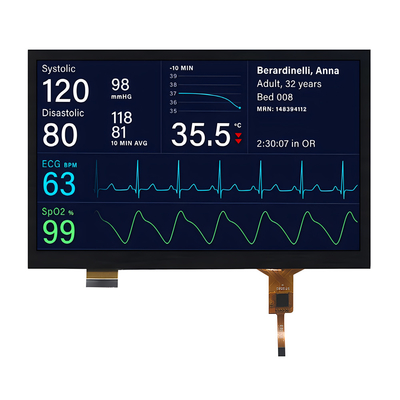 7 นิ้ว TFT Display Module 1024x600 IPS อินเตอร์เฟซ MIPI ระดับรถยนต์