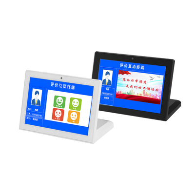 มอนิเตอร์จอสัมผัส 8 นิ้ว ขนาด 1280x800 Android 11 รูปทรง L พร้อมพอร์ต HDMI RJ45