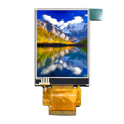 1000nits 2.8 นิ้ว ความสว่างสูง TFT LCD Display 240 X 320 จุด IPS MCU และ RGB Interface