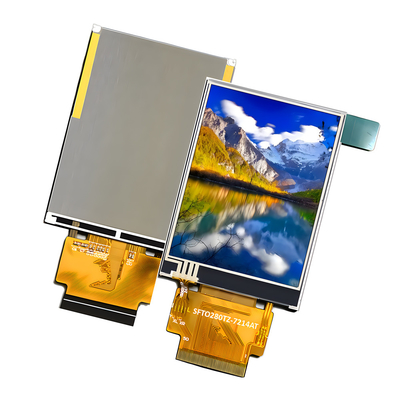 แสงแดดอ่าน 2.8 นิ้ว IPS TFT LCD ด้วยจอสัมผัสแบบต้านทาน 240 X 320 จุด