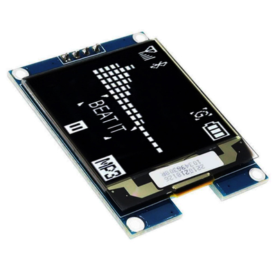 1.5 นิ้ว OLED Display Panel Module Unit 128x128 พิกเซล 4 ปิน อินเตอร์เฟซ I2C กับ LED Display Controller