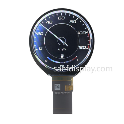 เครื่องจักรยานยนต์เกรด 2.8 นิ้ว Tft Display SPI+RGB อินเตอร์เฟซ 480*480 รอบรอบจอ LCD