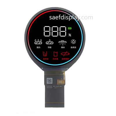 2.48 นิ้ว TFT LCD IPS วงกลม 3SPI+18RGB อินเตอร์เฟซ ความละเอียดรอบ 480x480