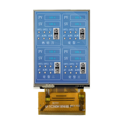 TFT LCD Display 2.4&quot; 240x320 นิ้ว QVGA MCU/RGB อินเตอร์เฟซ พร้อมจอสัมผัสแบบต้านทาน