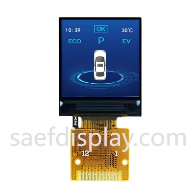มินิสแควร์ LCD 0.85 นิ้ว 128*128 IPS TFT LCD Display Module SPI สแควร์เล็ก GC9107 12Pin