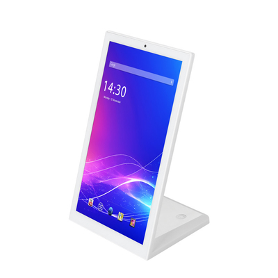 14 นิ้ว RK3566 แท็บเล็ตจอสัมผัสทรง L พร้อม Android 11, WiFi, POE และ LED Light Bar