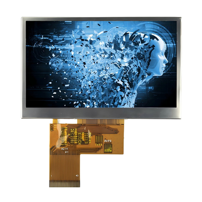 4ความสว่างสูง 0.3 นิ้ว 1000 นิท โมดูล TFT LCD ความละเอียด 480x272 และจอสัมผัส optional