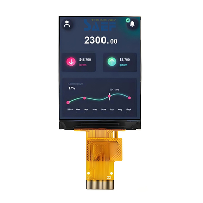 โมดูลจอ IPS TFT-LCD ความสว่างสูง 2 นิ้ว - 240x320 Res 400 Nits สําหรับอุปกรณ์ IoT USA