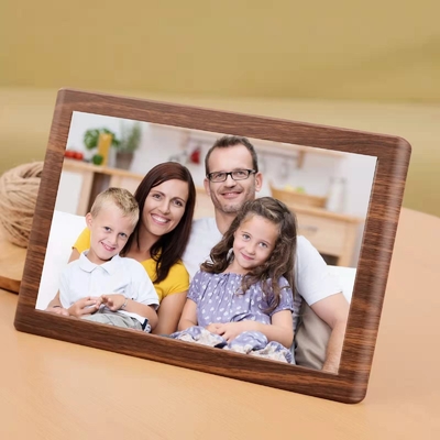 10.1 นิ้ว Smart WiFi Digital Photo Frame HD IPS LCD 1280x800 ความละเอียด 16GB การเก็บของเพลง พลาสติก Cloud แชร์ผ่าน Frameo App