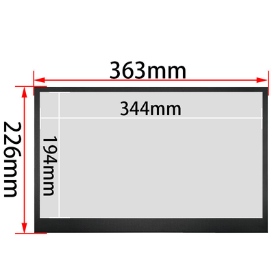 จอภาพพกพา LCD HDMI ขนาด 15.6 นิ้ว ความละเอียด HD 1920*1080 พิกเซล สำหรับการควบคุมอุตสาหกรรม การรักษาความปลอดภัย และการเฝ้าระวัง