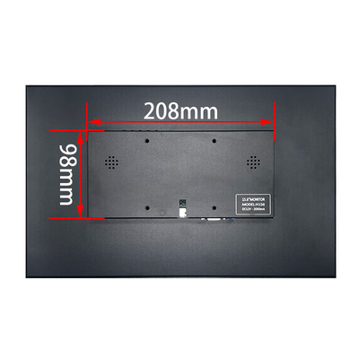 จอภาพพกพา LCD HDMI ขนาด 15.6 นิ้ว ความละเอียด HD 1920*1080 พิกเซล สำหรับการควบคุมอุตสาหกรรม การรักษาความปลอดภัย และการเฝ้าระวัง