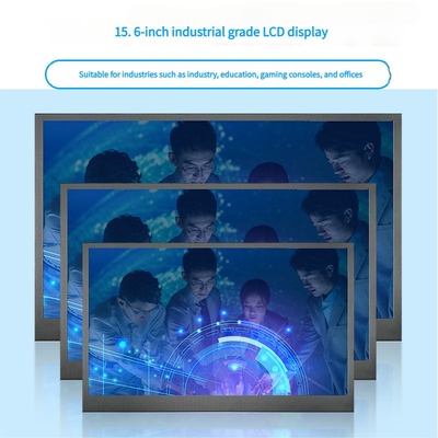 จอภาพพกพา LCD HDMI ขนาด 15.6 นิ้ว ความละเอียด HD 1920*1080 พิกเซล สำหรับการควบคุมอุตสาหกรรม การรักษาความปลอดภัย และการเฝ้าระวัง