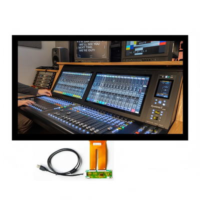 จอ LCD TFT อุตสาหกรรมความสว่างสูง 21.5 นิ้ว 1000nits FHD 1080p Wide Temp USB Touch ได้รับการรับรอง RoHS SFHD2150A01PT-H20%2