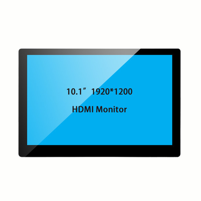 จอภาพสัมผัส HD ขนาด 10.1 นิ้ว 1920×1200 | สัมผัส 10 จุด, ตัวเครื่องพลาสติก & หลายอินเทอร์เฟซ (DC12V/VGA/HDMI/AV/USB/BNC)