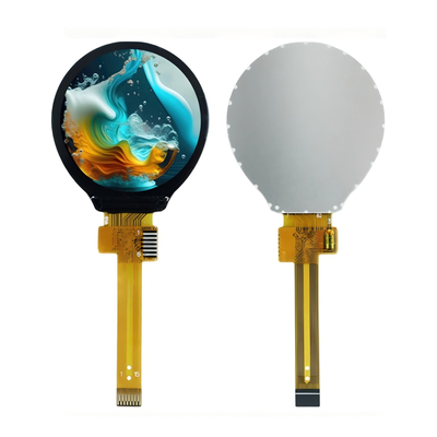 1.09" กลม TFT LCD Display 240×240 SPI 262K สี GC9A01 Driver เกรดอุตสาหกรรมสําหรับตลาดสหรัฐอเมริกา / EU