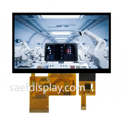 4.3" IPS TFT LCD 1000nit | 480×272 RGB | หน้าจอสัมผัสแบบ Capacitive | RGB 24-bit Parallel | -30°C ถึง +80°C (สหรัฐอเมริกา/เยอรมนี)