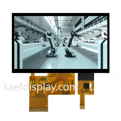 4.3" IPS TFT LCD 1000nit | 480×272 RGB | หน้าจอสัมผัสแบบ Capacitive | RGB 24-bit Parallel | -30°C ถึง +80°C (สหรัฐอเมริกา/เยอรมนี)