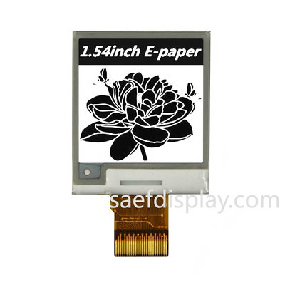 จอแสดงผล E-ink ขนาด 1.54 นิ้ว | ขาวดำ 200x200 | อินเทอร์เฟซ SPI | ใช้พลังงานต่ำพิเศษ | อุณหภูมิสำหรับอุตสาหกรรม