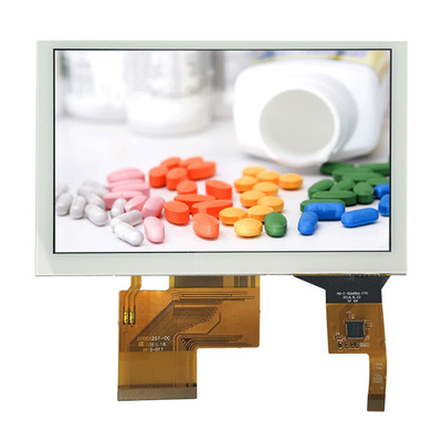 5 นิ้ว PCAP TFT Display 800*480 RGB Interface With Capacitive Touch Panel สําหรับจอควบคุมอัตโนมัติ