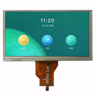 6.5 นิ้ว 800x480 อุตสาหกรรม TFT จอ LCD RGB อินเตอร์เฟซ 50 ปิน ด้วยการสัมผัส