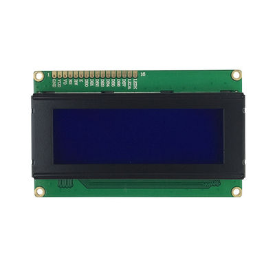 จอแสดงผล LCD แบบขาวดำ 20x4 ตัวอักษร LCM 16 ขา 8 บิต MPU STN ลบสีน้ำเงิน