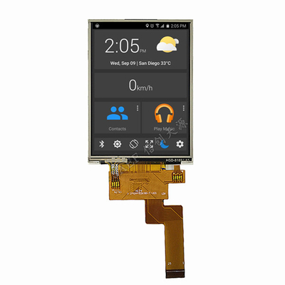 2.4&quot; นิ้ว TFT LCD Display IPS มุมชมเต็ม QVGA 240x320 MCU พร้อมจอสัมผัสแบบต้านทาน