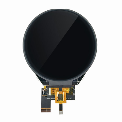 โมดูลจอแสดงผล TFT LCD 3.4&quot; ทรงกลม 800x800 IPS มุมมองแบบเต็มอินเทอร์เฟซ MIPI พร้อมโมดูลแสดงผล CTP TFT LCD