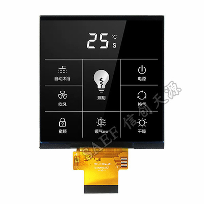 จอแสดงผล LCD RGB และ SPI Square ขนาด 4 &quot;, โมดูลหน้าจอสัมผัส TFT 480X480 Dots Resolution Display