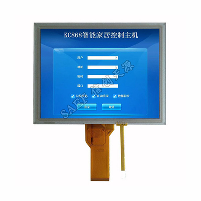 8 &quot;800x600 Industrial LCD Touch Screen อินเทอร์เฟซ RGB 50 Pin