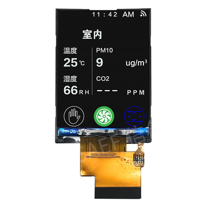 2.4 นิ้ว 240x320 พิกเซล TFT LCD Display, TFT LCD Display โรงงานจีน 2.4 นิ้ว