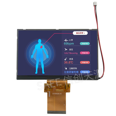 FHD แนวนอนหน้าจอสัมผัส LCD TFT 60 ขา 5.7 &quot;นิ้ว LVDS Interface