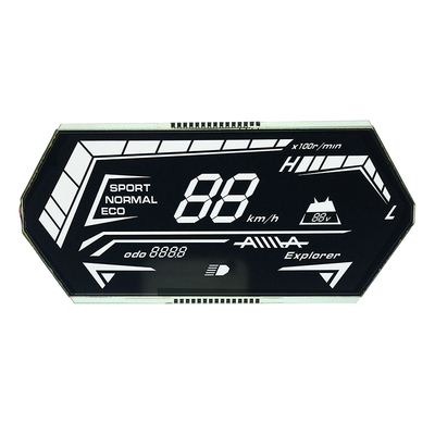 จอแสดงผล LCD ส่วนตัวเลขและตัวอักษรของ VATN สำหรับมาตรวัดความเร็วมาตรวัดระยะทางหน้าจอด้านหน้า