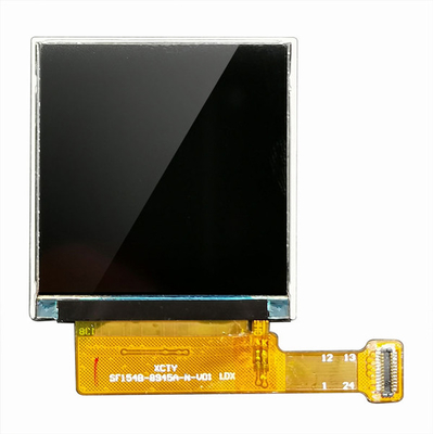 จอแสดงผล LCD ขนาด 240x240 สี่เหลี่ยมจัตุรัส TFT 1.54 &quot;นิ้วพร้อมหน้าจอสัมผัส OEM ODM