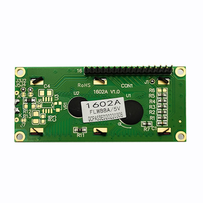 อินเทอร์เฟซ MPU อักขระที่กำหนดเอง LCD 16x2 5V พร้อมขั้วต่อพินส่วนหัว
