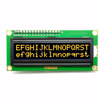 COB 1602 จอแสดงผล LCD ตัวอักษร 16x2 พร้อมตัวอักษรสีขาวแดงส้ม