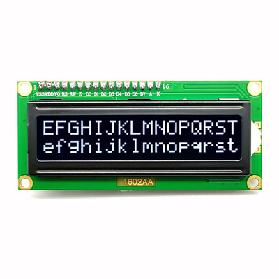 COB 1602 จอแสดงผล LCD ตัวอักษร 16x2 พร้อมตัวอักษรสีขาวแดงส้ม