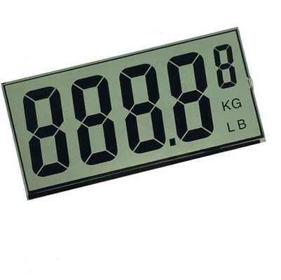 จอแสดงผล LCD แบบตัวเลข 7 ส่วน, แผง LCD TN สำหรับหน้าจอด้านหน้าตัวนับน้ำหนัก