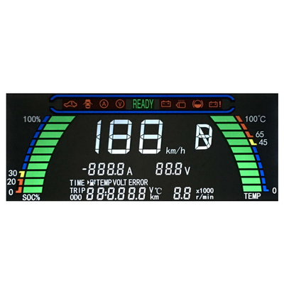 จอแสดงผล LCD แบบส่งผ่านเชิงลบ TN พร้อมอุณหภูมิการทำงานที่กว้างเป็นพิเศษ OEM ODM