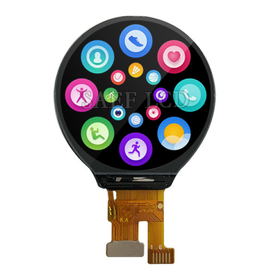240x240 Dot Round TFT LCD Display พร้อม GC9A01 Touch 4 Wire 1 lane SPI Interface