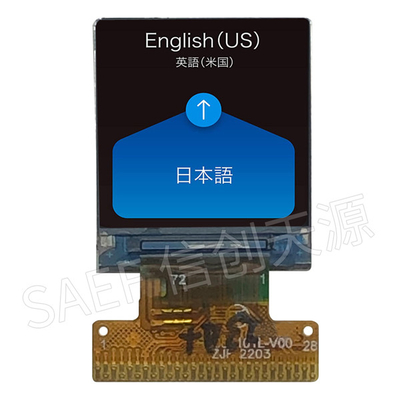 คุณภาพ 0.85 นิ้ว IPS TFT LCD, แบบสี่เหลี่ยม TFT LCD Display With MCU Interface