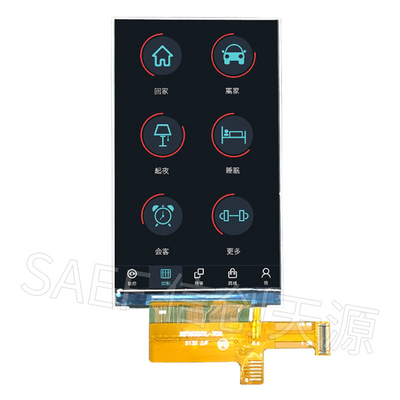 480X800 IPS TFT Touch LCD อินเทอร์เฟซ MIPI 3.1 นิ้ว High PPI ST7701S