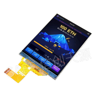 โมดูลแสดงผล IPS 2.88 &quot;, จอ LCD VGA 480x640 พร้อมอินเทอร์เฟซ MIPI 2 เลน 21 Pins