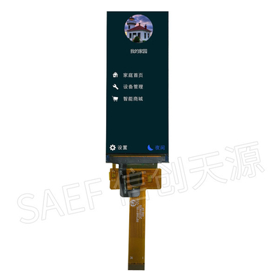 อินเทอร์เฟซ MIPI จอแสดงผล TFT LCD 3.51&quot; นิ้ว 340x800 IPS ST7701S