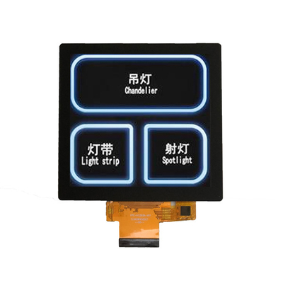 ตารางจอ 4 นิ้ว 480x480 TFT อุตสาหกรรม 40 ปินสําหรับอัตโนมัติบ้าน, 4 นิ้ว ตารางจอ LCD ด้วย PCAP Touch
