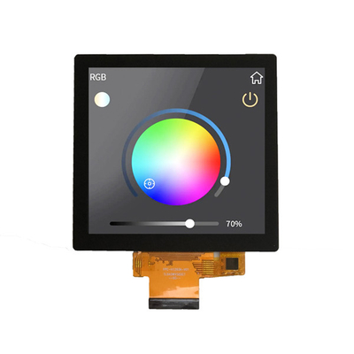 จําหน่ายจากโรงงาน 4 นิ้ว TFT LCD Display Panel 320x320 แบบสแควร์ MCU&amp;SPI อินเตอร์เฟซกับ CTP