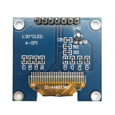 อินเทอร์เฟซ SPI จอแสดงผล OLED 1.3 นิ้ว OLED I2c 7 ขาพร้อมไดรเวอร์ SH1106 IC