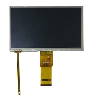 หน้าจอแสดงผล TFT ขนาด 7 &quot;800x480 TN, แผงหน้าจอสัมผัสอุตสาหกรรม RGB 50 Pins