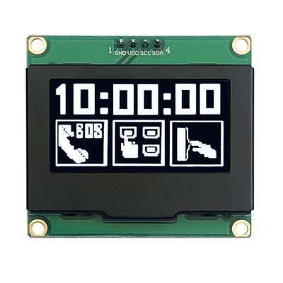 1.54 &quot;โมดูลแสดงผล OLED 128x64, หน้าจอ OLED I2C พร้อมมุมมองทั้งหมด